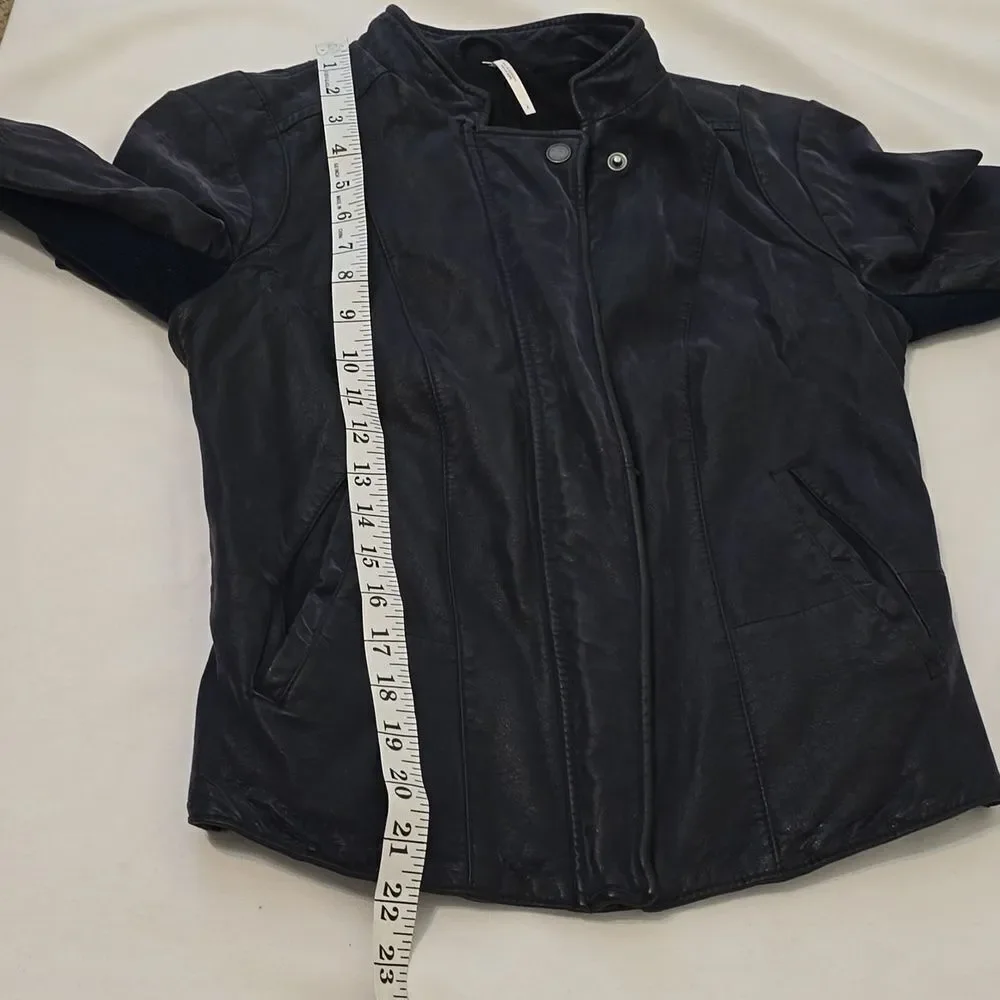 Free People Leather‎ Jacket size 4